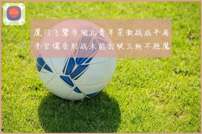 厦门飞鹭与湖北青年星激战成平局李宗儒告别战未能打破三轮不胜魔咒