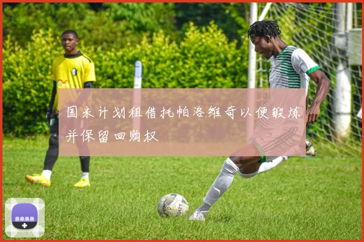 国米计划租借托帕洛维奇以便锻炼并保留回购权