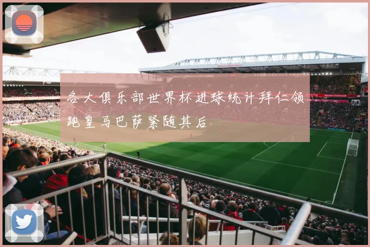 各大俱乐部世界杯进球统计拜仁领跑皇马巴萨紧随其后